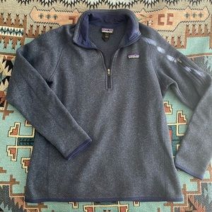 Patagonia better sweater quarter zip fleece pullover